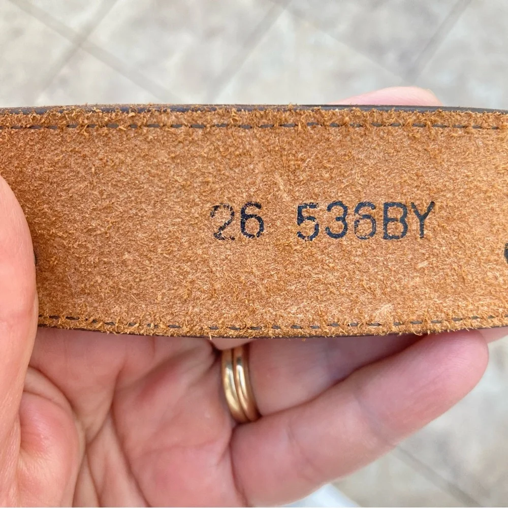 Justin Western Heart Belt 26”